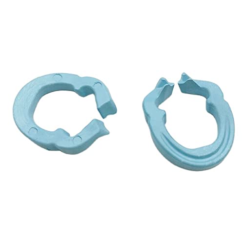 [Australia - AusPower] - 4PCS Dental Resin Clamping Ring Separator Ring Sectional Contoured Metal Matrices Holder Matrix Clips Autoclavable 
