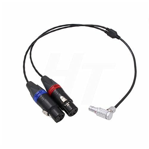 Audio Cable for ARRI Alexa 35 Mini LF Camera Sound Devices 633 6 Pin to 2-Channel XLR 3-pin Female 60cm two-channel XLR