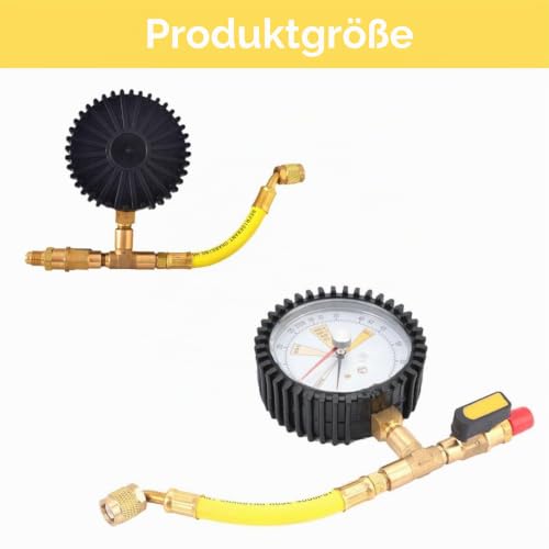 Jadeshay Pressure Gauge, Air Conditioning Cold Nitrogen Pressure Tester Pressure Use for Air Conditioners Cold Nitrogen Pressure