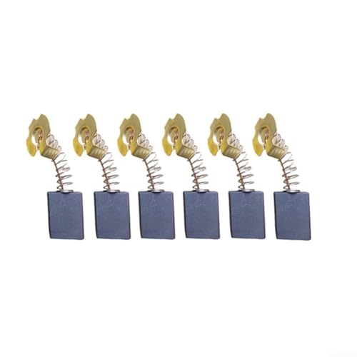 6 Pcs 7x17x18mm PH65A Electric Motor Replacement Carbon Brushes
