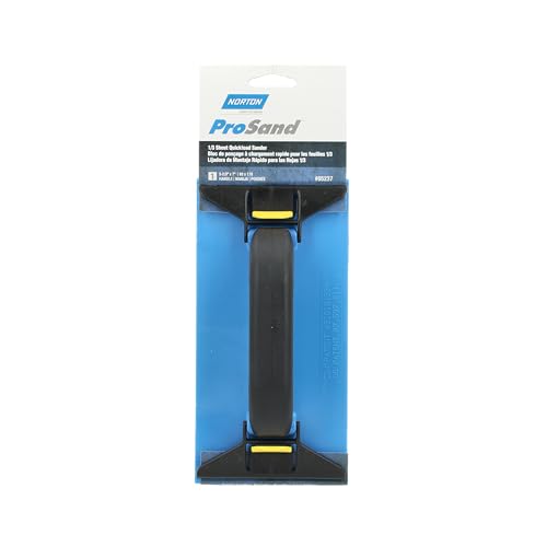 Norton A259 3X ergonomic hand sander, 7 x 3-2/3 inch sanding sheet, single pack