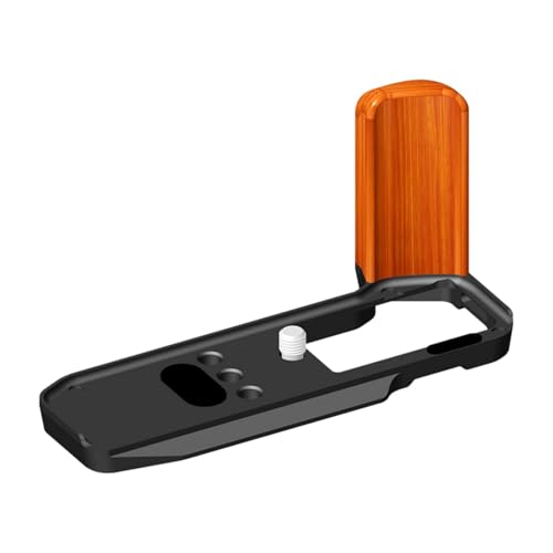 X-M5 L Plate Hand Grip,Wooden X-M5 XM5 L Bracket Handle for FUJIFILM X-M5 Camera,Compatible with ARCA Interface.