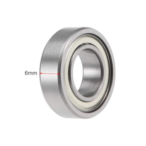 TOP-VIGOR 10Pcs MR2010ZZ Deep Groove Ball Bearings - Z2 10mm x 20mm x 6mm MR2010ZZ（10Pcs)