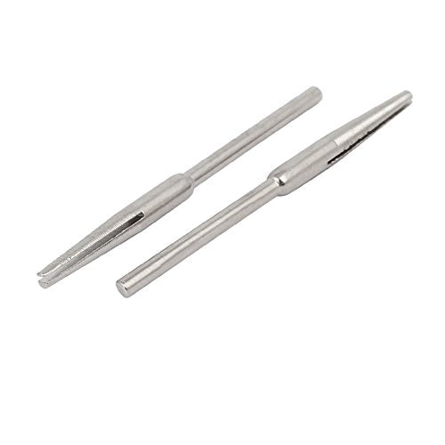 sourcingmap® 2.35mm Shank Dia Mandrel Split Tapered Sandpaper Holder 50mm Long 10pcs | 50mm long