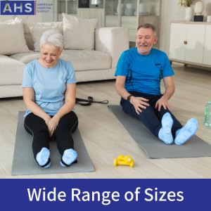 [Australia - AusPower] - Non-Slip Grip Socks – 6 Pairs | Hospital Socks for Men & Women | Anti-Skid for Adults Gray 4X-Large 
