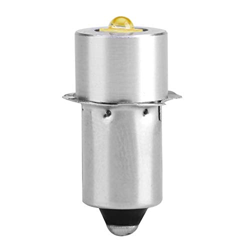 LED High Power Upgrade P13.5S 3W Replacement Bulbs for M-agLite Flashlights (Size: White, 3V)