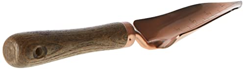 Esschert Design copper plated shovel with polished metal blade and wooden handle