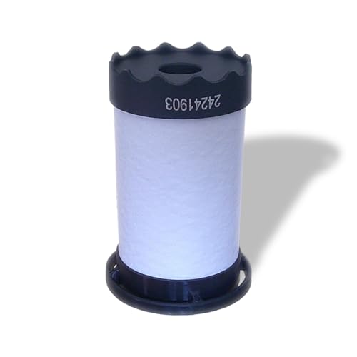 Generic 24241903 air compressor replacement filter element, cylindrical industrial filter cartridge