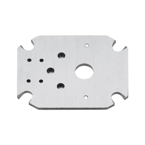 PATIKIL Air Compressor Valve Plate, 2 Set Metal Air Compressor Reed Valve Kit Central Pneumatic Air Compressor Replacement Part Accessory, Silver Tone