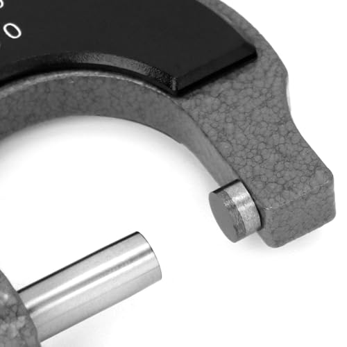 QWORK Micrometer, Micrometer, High Precision Measurement 0-25 mm, 0.01 mm Resolution