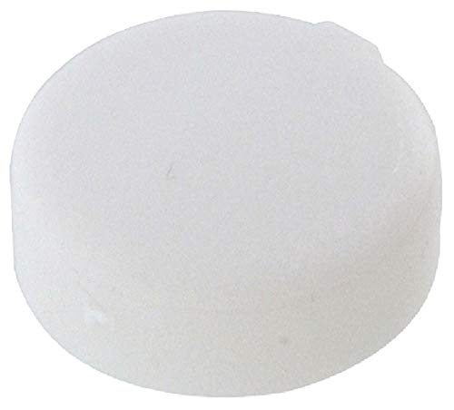 Hillman white hinge screw covers for number 4 and number 6 screws, 25-pack