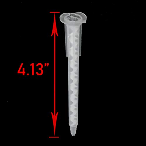 Xiaoyztan 1.3ml epoxy mixing nozzles for AB glue adhesive dispenser, 50-piece set