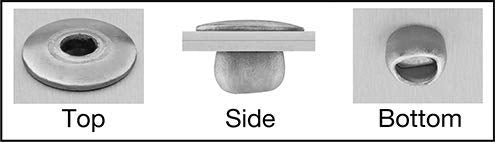 [Australia - AusPower] - #812 Blind Aluminum Long Rivets, (100pcs), 1/4" x 3/4" Inch, Choose Size, Grip Range (.626-.750)", Blind Rivet (120-49) #812, 1/4" x 3/4" 