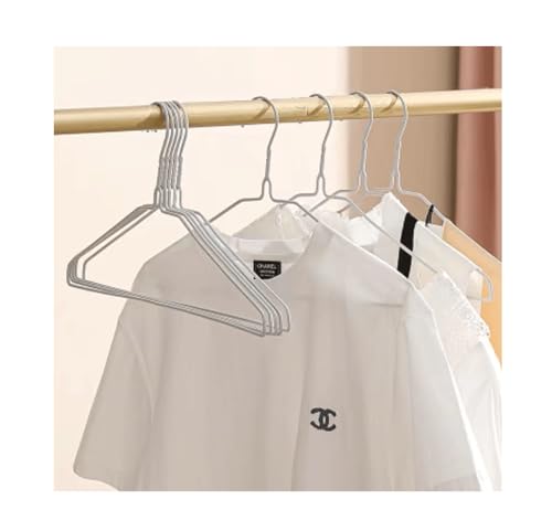 Bulk Pack of 30 White Plastic Coated Metal Wire Hangers – Heavy Duty 13-Gauge Steel, 16” Wide (40.5cm), Rust-Resistant Drip Dry Clothes Hangers