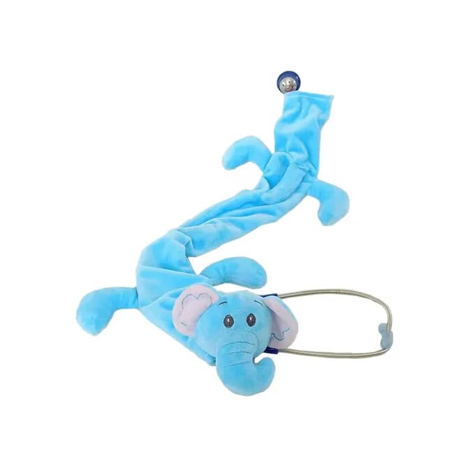 [Australia - AusPower] - Pedia Pals Elephant Stethoscope Cover for Nurses & Doctors – Soft, Washable & Fun Animal Design to Comfort Kids – Universal Fit for Standard Stethoscopes Animal Cover, Latex-Free & Safe for Children Elephant Style Cover 