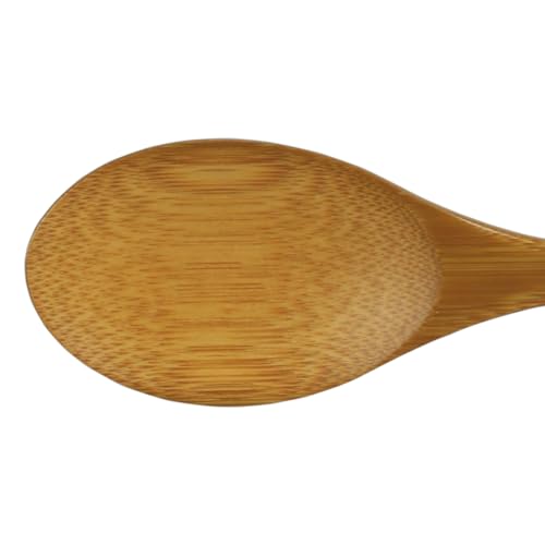 Bamboo Curry Spoon 7.67 in (195mm), Set of 2, Japanese Wooden Dinner Spoon for Soup & Rice, Made in Japan