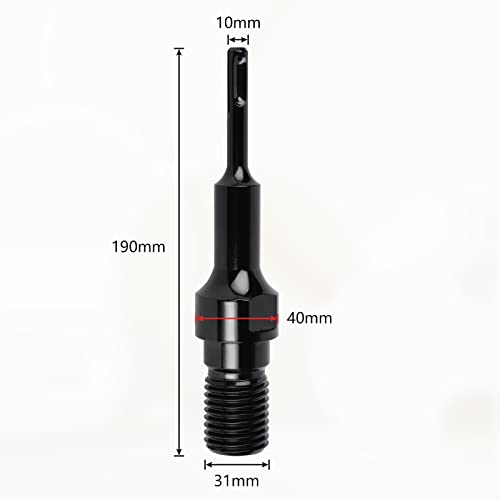 CPROSP SDS Plus Adapter to 1 1/4 Inch UNC Diamond Drill Bit, Adapter for Core Drill | Adapter SDS PLUS Adapter to UNC 1/4-1