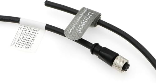 Uonecn M12 A-Code 8-Pin Female to Flying Leads Cable, Shielded Industrial Camera Breakout Cable, Bare Wire Open End for Machine Vision, Industrial Automation and Control Systems, 10m/32.8ft