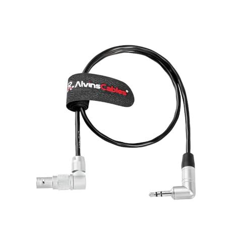 Alvin's Cables Tentacle Sync Adapter Cable Tentacle Timecode Generator 3.5mm to ARRI Alexa Sound Devices 5 Pin Connector 12 o'clock Up Direction 45cm rotatable 5 pin TC direction: 3.5mm→5 Pin