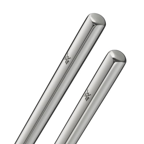WMF Nuova Chopstick 6-Piece Chopsticks with Cutlery Bench for 2 People Cromargan Stainless Steel Rust-Proof Polished Dishwasher Safe