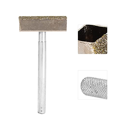 Premium Diamond Grinding Wheel Straightener with Electroplating - T-shaped Tool for Dressing Bench and Bench Grinding Machines - Heavy Duty Knurled Handle for