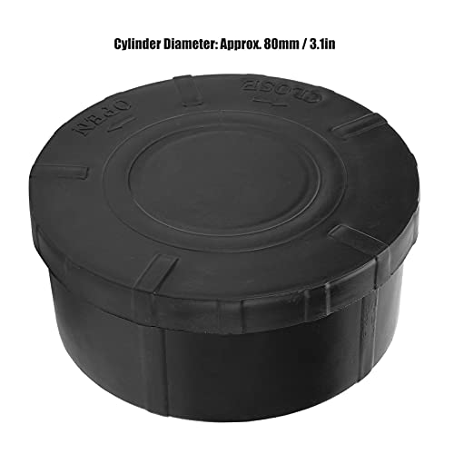 [Australia - AusPower] - 3/4 25mm Air Compressor Silencer, Plastic Shell Round Muffler Filter Intake Dia 80mm 