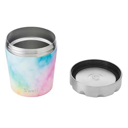 S'well Stainless Steel Ice Cream Chiller, 16oz, Candy Cloud, Triple Layered Vacuum Insulated Container Keeps Ice Cream Frozen For Up To Four Hours, BPA Free