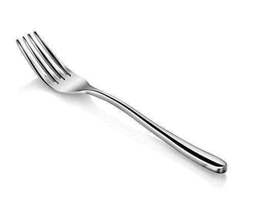 Artaste Rain II Forged 18/10 Stainless Steel Salad Fork, 7-Inch, Silver, Set of 12