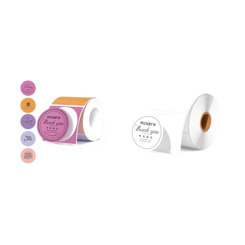 2 Inch Round Thermal Labels+2 Inch Circle Thermal Sticker Labels