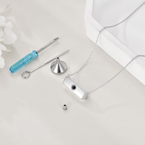 YFN Larimar/turquoise/Moonstone/Black Onyx/Rose Quartz/Opal Bar Choker Necklace for Women Sterling Silver (larimar) turquoise urn