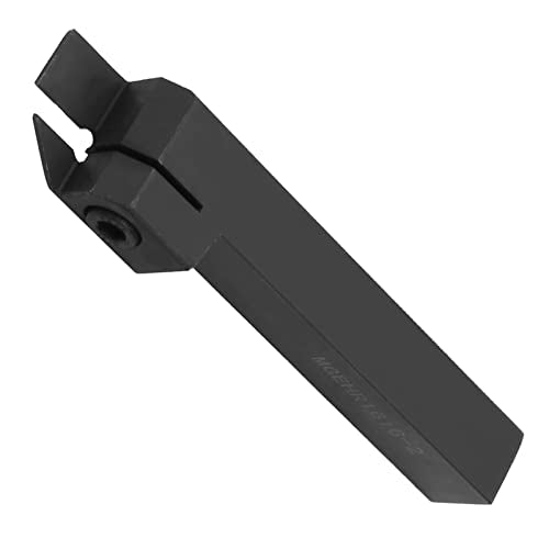 Lathe Parting Off Tool Stainless Steel Lathe Parting Tool 100mm MGEHR1616‑2 CNC Lathe Turning Tool Holder with 10PCS MGMN200-G Inserts + Wrench, for Semi-Finishing and Finishing