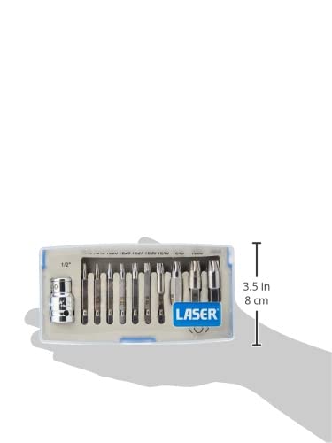 Laser 6080 Extractor Set for Torx® Fixings 11pc