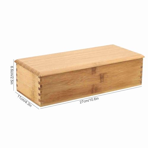 Aqur2020 Japanese chopstick holder storage box with compartments for chopsticks and tableware, made of sleek, durable material.