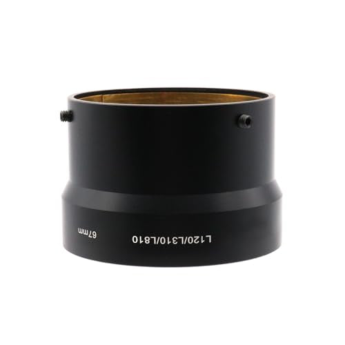 67mm Lens Adapter Tube for Nikon CoolPix L120 L310 L810 – Compatible with UV/CPL/ND Filters and Macro/Telephoto Lenses, Black