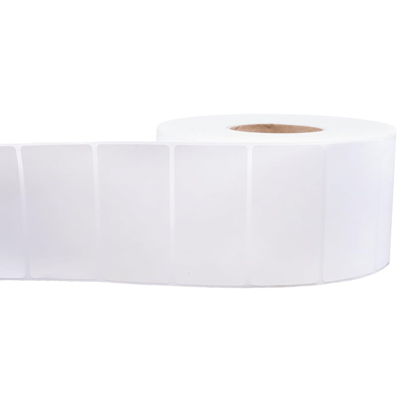 4 x 2 Direct Thermal Perforated White Labels, 3″ Inch Core, 3000 Count - Label Paper for Thermal Printer Labels, Permanent Adhesive, Suitable for Various Industries