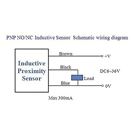 [Australia - AusPower] - BestParts 5Pcs LJ12A3-4-Z/BY NO Normally Open Inductive Proximity Sensor Switch PNP DC 6V-36V 3 Wire Detector 4mm 