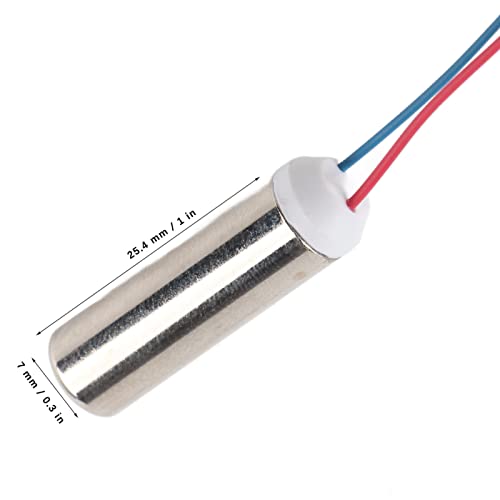 Pack of 5 14500 RPM Waterproof Vibration Motor 12V Vibration Motor Cylindrical Coreless Micro Vibration Motor for Massager