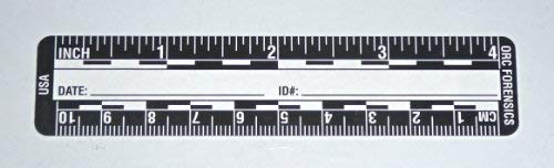 Ruler – Adhesive Backed Decal on a Roll – Fractional/Metric – 4 Inch (10 Centimeter) Long – Left to Right – 200 per Roll – Black