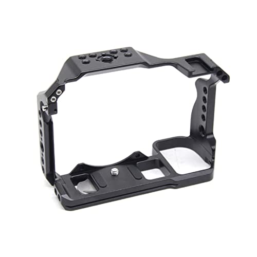 Camera Cage with TopHanle Handgrip Compatible for Nikon Z5/Z6/Z7/Z6II/Z7II Camera,Aluminum Alloy Z6 Camera Cage with Cold Shoe Mount for Microphone and Fill Light