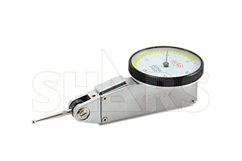 [Australia - AusPower] - Shars .030" Dial Test Indicator .0005" Graduation in Fitted Case 303-3203 !] White .030" x .0005" 303-3203 
