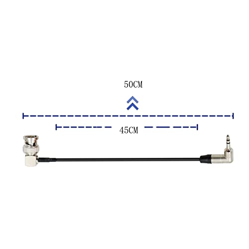 Uonecn TRS Cable BNC to Tentacle Sync 3.5mm Timecode Cord 20 Inches