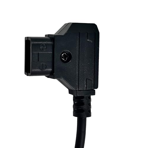 D-Tap to Hirose 4-Pin Male Coiled Power Cable Compatible with Sound Devices 688, 644, 633, Zoom F8/F4, MixPre-10 II, SmallHD AC7, DP7 Monitors, V-Mount & Gold Mount Battery Power Adapter, 31”