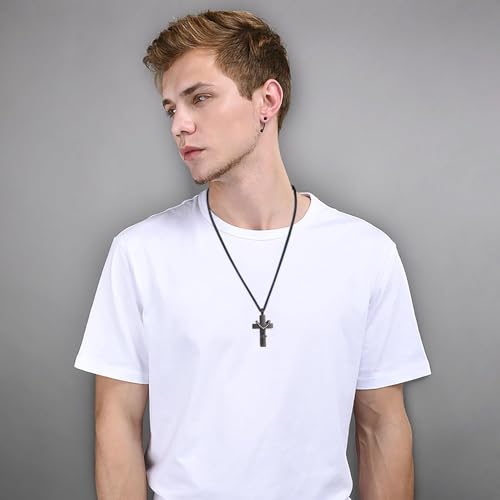 Cremation Jewelry for Ashes Pendant - Cross Urn Necklace With Me Always