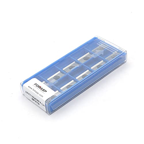 FOMASP APKT160408FR carbide milling inserts for aluminum, 10-piece set