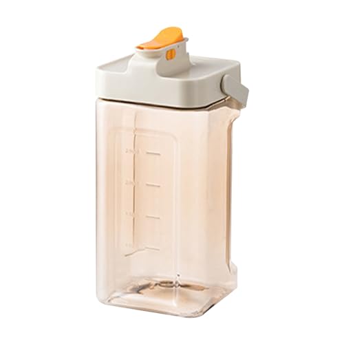 TARSHYRY Large Capacity Portable Drink Dispenser with Spigot 3.5L Cold Kettle Beverage Container for Home Outdoor Camping Picnic Travel Refrigerator Water Dispenser Made of AS PP ABS (Warm White) Warm White