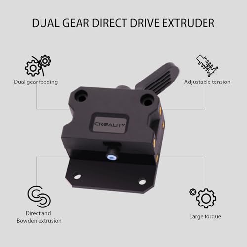 Creality Extruder Kit for Ender 3 V3 SE, Ender 3 V3 KE, 3D Printer Direct Drive Dual Gear Extrusion Filament Feeding Kit for Ender 3 S1, Ender 5 S1, Ender 3 V3 KE/SE