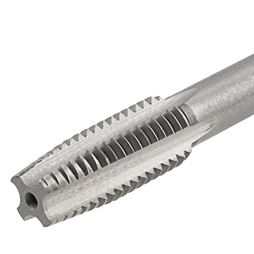 Aceteel M24X3.0 metric hand thread tap, right-hand thread milling tap, silver metal tool