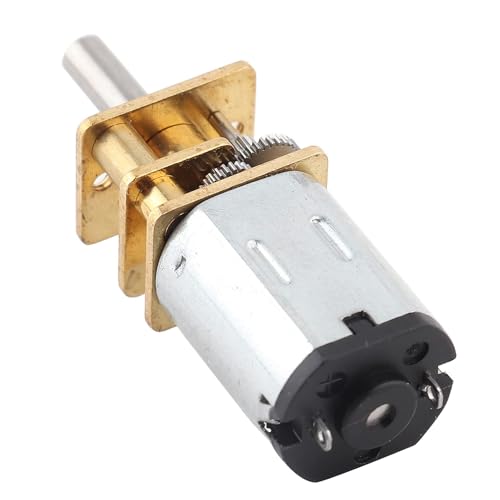 Gear Motor DC 3V with Metal Gearbox - Low Noise Design, High Quality and Robust, Reliable for Versatile Applications, 15-1000 rpm