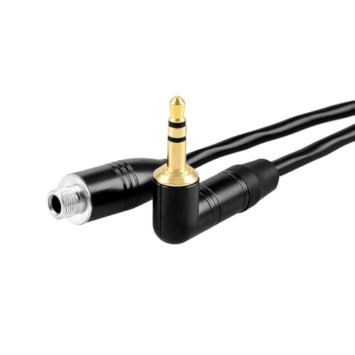 Alvin's Cables Tentacle Sync 3.5mm TRS Microphone Y-Cable for Tentacle Sync E Generator, Track E Audio Recorder, for Camera Audio Input, External Mics, 30CM| 12inches