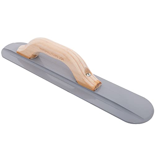 MARSHALLTOWN 12-inch round end magnesium hand float for smoothing concrete surfaces